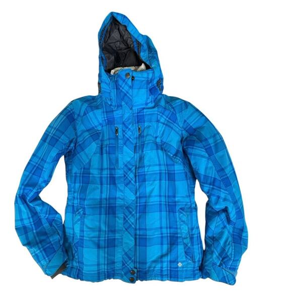 Columbia Blue Whirlibird™ V Interchange Jacket Zip Out Liner Venting Hood Size S - Picture 9 of 16